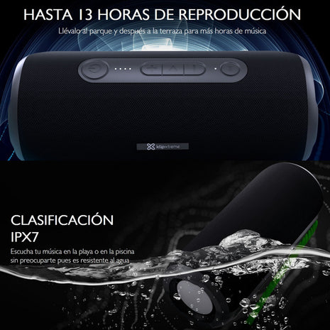 Parlante Bluetooth Impermeable Ipx7 Klip Xtreme Oryx Ksb-600