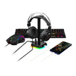 Hub 4 Usb + Base Auriculares Rgb Redragon Ha300 Scepter Pro