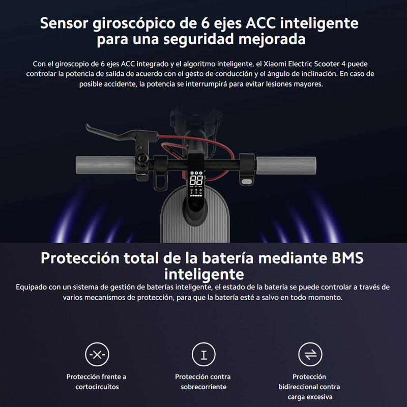 Monopatín Eléctrico Xiaomi Electric Scooter 4, 25 Km/h Negro