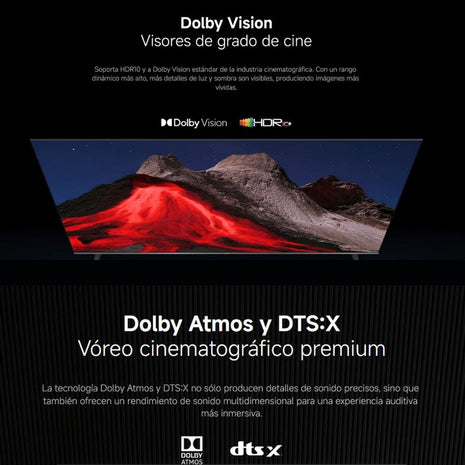 Xiaomi TV Box S 3ra Gen Reproductor Streaming 4K Google TV Wi-Fi 6 Dolby Atmos Control Voz Inteligente