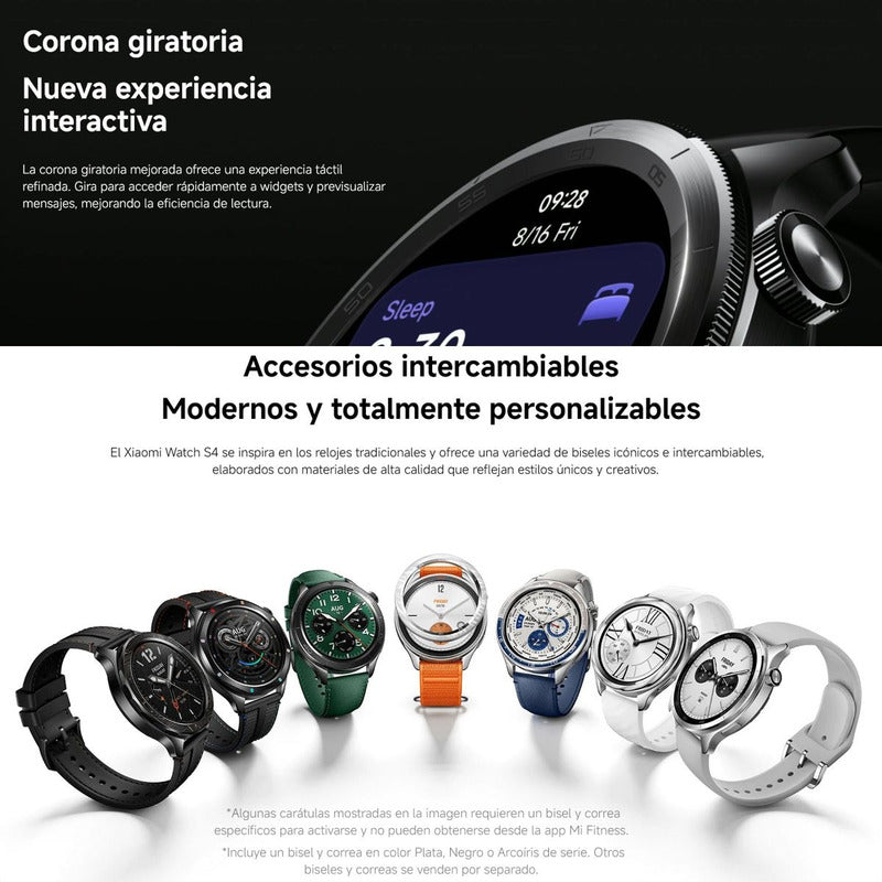 Xiaomi Watch S4, Reloj Inteligente Smartwatch Llamadas, Blk