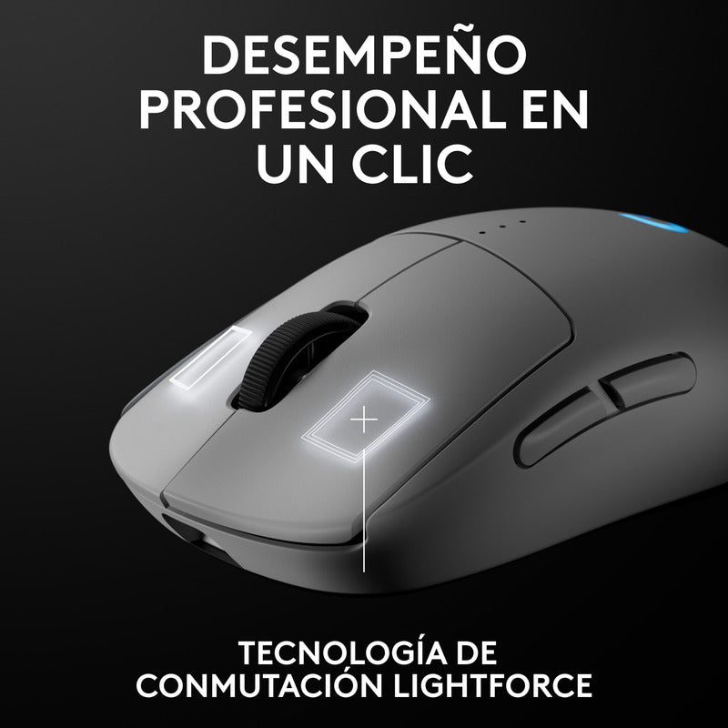 Mouse Gamer Inalámbrico Logitech G Pro 2 Lightspeed, 44k Dpi - Blanco