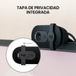 Logitech Brio 100, Webcam Full Hd 1080p, Tapa / Rightlight 2