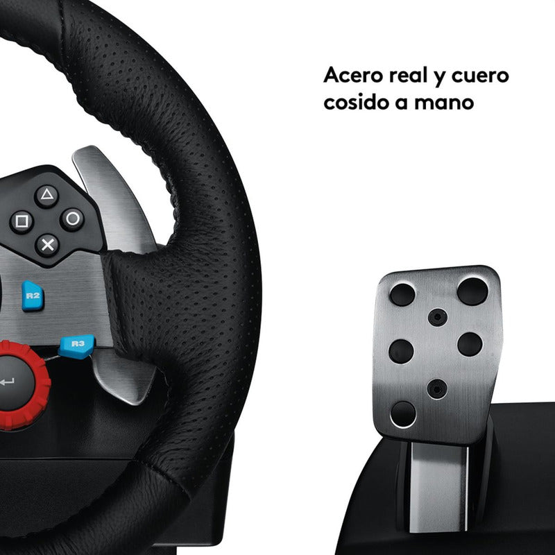 Volante Carreras Logitech G29 Driving Force, Pc / Ps5 | Ps4 Negro