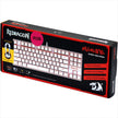 Teclado Mecánico Redragon K552rgb Kumara Blanco, Switch Rojo Español Latinoamérica