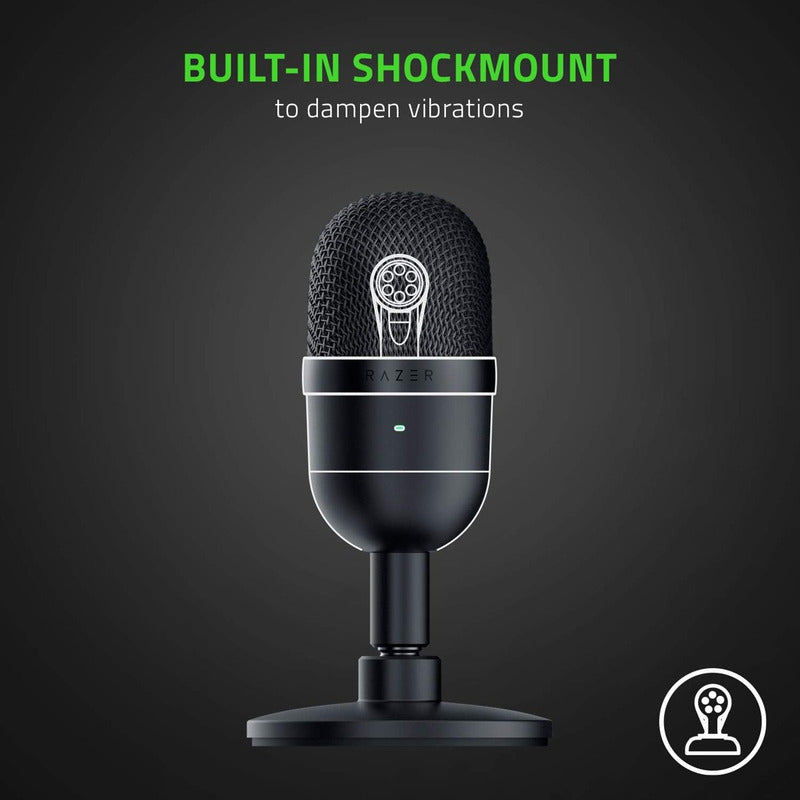Micrófono Gamer Razer Seiren Mini Condensador Supercardioide Negro Clásico