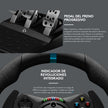 Volante De Carreras Logitech G923 Trueforce, Pc / Ps5 | Ps4 Negro