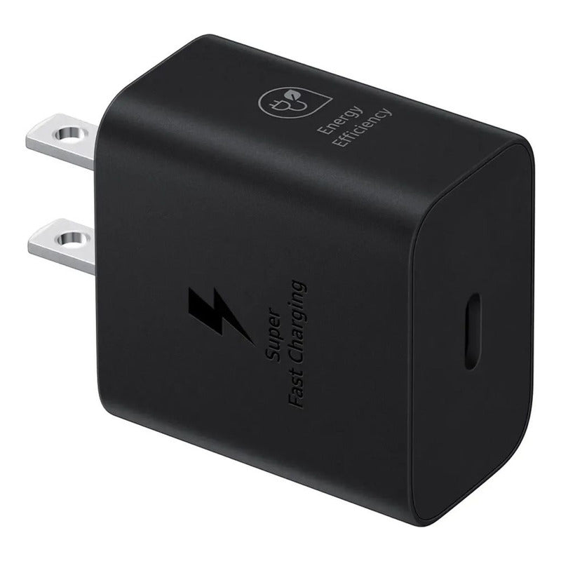 Cargador Adaptador Samsung 25w Carga Rápida Original / Usb-c Negro