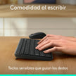 Teclado Bluetooth Inalámbrico Logitech K250 Compacto, Rosa