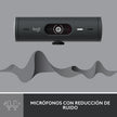 Cámara Web Full Hd Logitech Brio 500 / Rightlight 4 Con Hdr - Negro