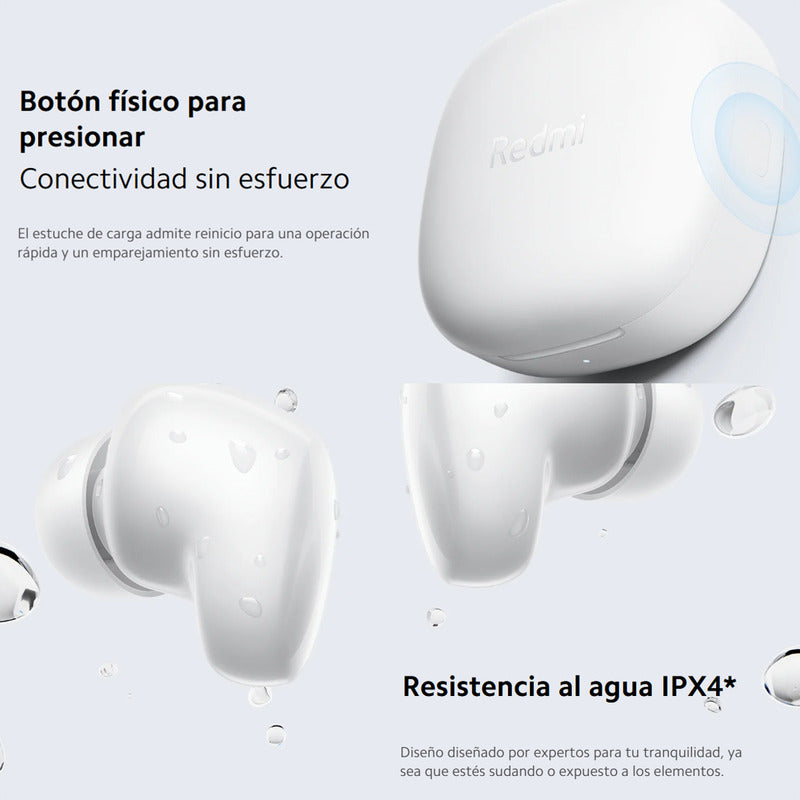 Xiaomi Redmi Buds 6 Play Auriculares Táctil Manos Libres Wht Blanco