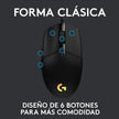 Mouse Gamer Logitech G203 Lightsync Rgb, 6 Botones / 8000dpi Negro