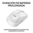 Mouse Bluetooth Logitech M240 Silent Un 90% Silencioso, Wht
