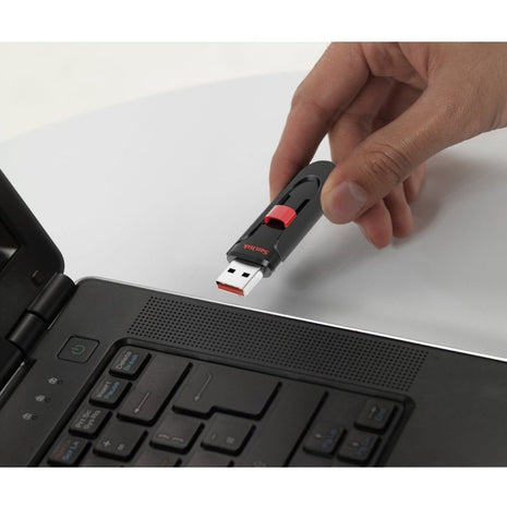 Memoria Usb 3.0 Sandisk Cruzer Glide 128gb, Diseño Retráctil