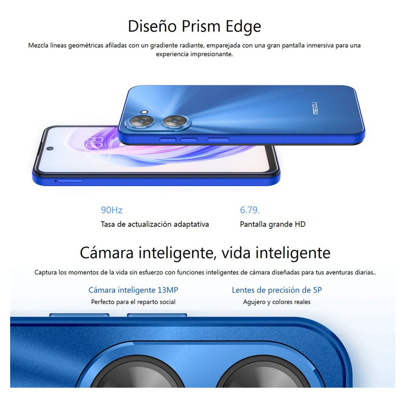 Celular Meizu Mblu 21 Dual Sim Lte 128gb/6gb 6.79'', Negro