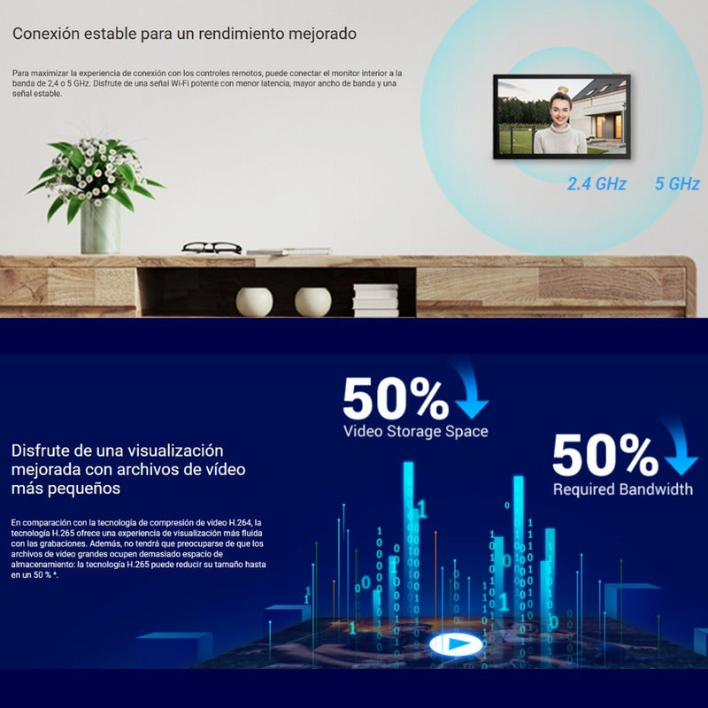 Video Portero Digital Inteligente 3mp Wifi, Ezviz Hp7