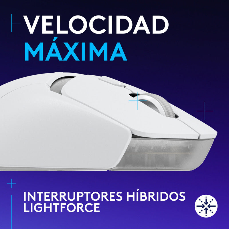 Mouse Gamer Bluetooth Logitech G309 Lightspeed 25600dpi, Wht