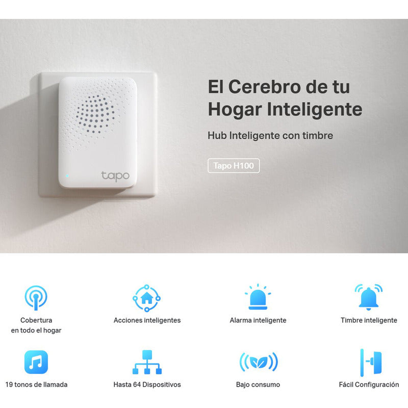 Hub Inteligente Con Timbre Incorporado, Tp-link Tapo H100