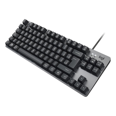 Teclado Mecánico Logitech K835 TKL con Diseño Compacto en Aluminio, Inglés
