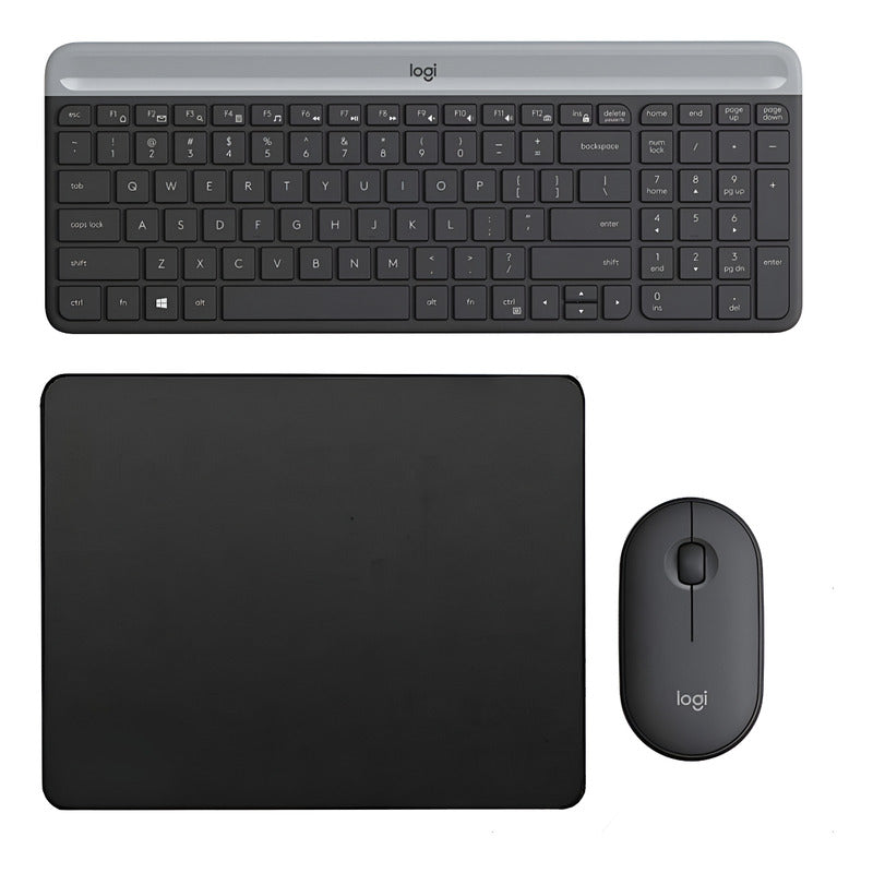 Combo Inalámbrico Logitech Mk470 + Pad Mouse Small (25x21cm)