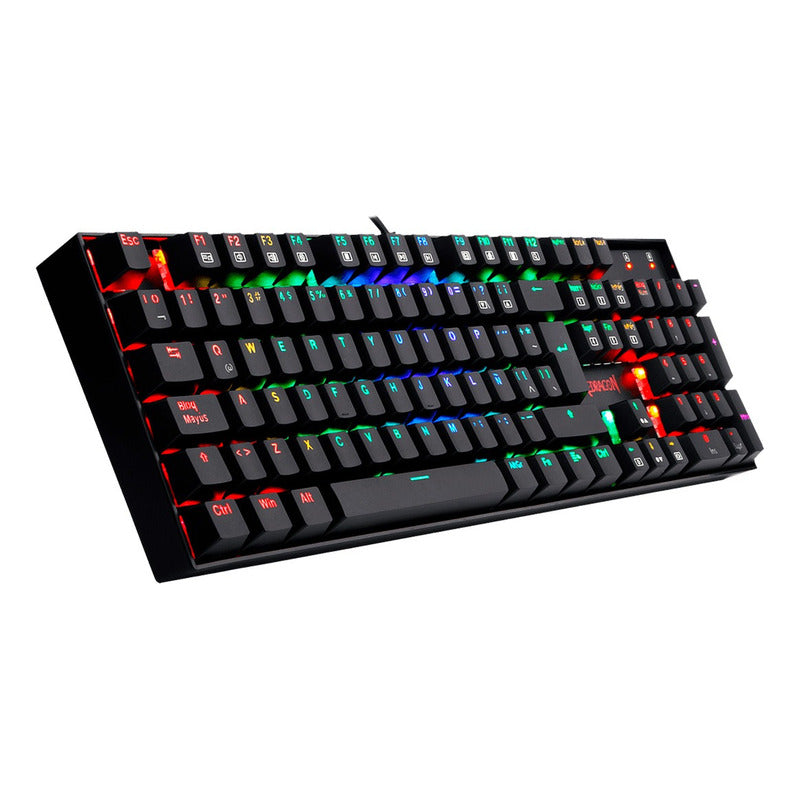 Teclado Gamer Mecánico Redragon K551 Mitra, Iluminación Rgb