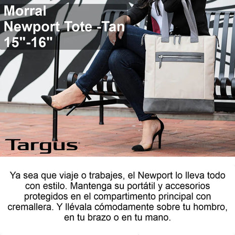 Maletín Bolso De Dama Targus Tbo00206gl Newport, Laptop 16''