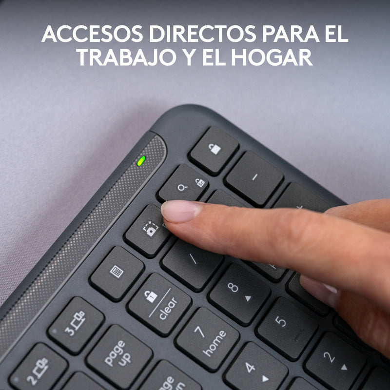 Teclado Bluetooth Bolt Logitech Signature Slim K950, Negro