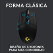 Combo Gamer Teclado Logitech G213 + Mouse G203 + Diadema G335