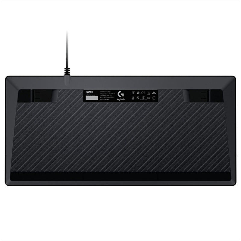 Teclado Gamer Logitech G213 Prodigy Con Iluminación Rgb Negro Inglés Us