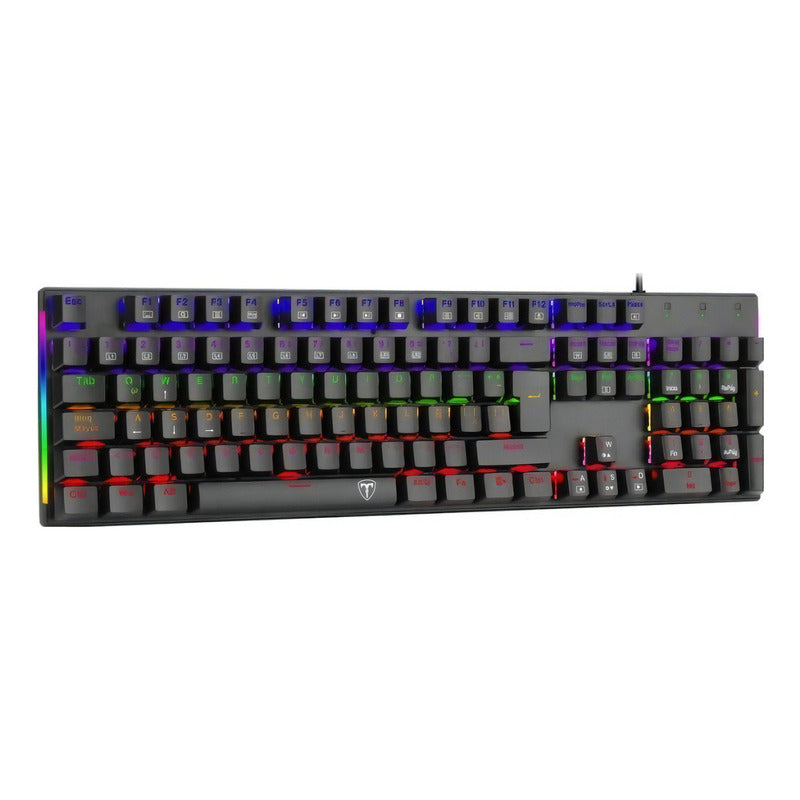 Teclado Gamer T-dagger T-tgk310-bl Naxos Rainbow Blue Switch