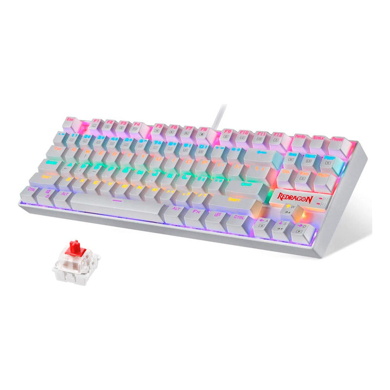 Redragon Teclado Gamer Mecánico K552w-kr Kumara, Switch Red