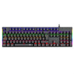 Teclado Gamer Mecánico T-Dagger Naxos T-TGK310 Rainbow Switch Red / Negro