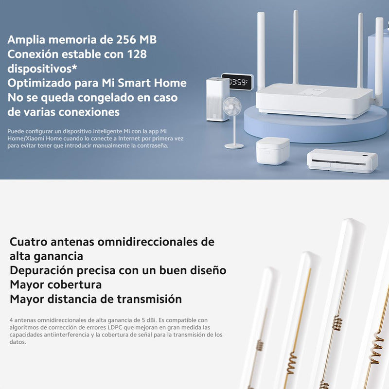 Xiaomi Mi Router Ax1800 Inalámbrico Wifi 6 Dual Band Gigabit