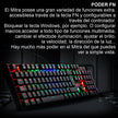 Teclado Gamer Mecánico Redragon K551 Mitra, Iluminación Rgb