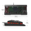 Teclado Gamer Mecánico Redragon K561 Visnu, Retroiluminado Negro Español Latinoamérica
