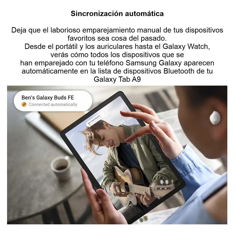 Tablet Samsung Galaxy Tab A9 Wifi 64gb/4gb 8.7'', Plateado