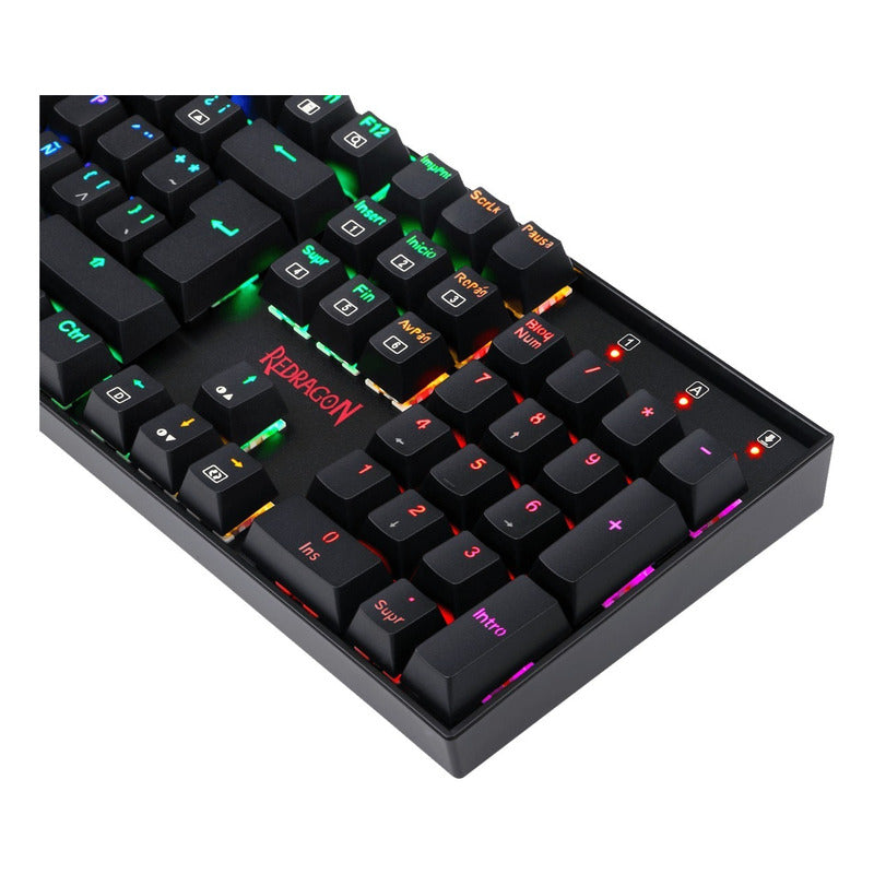 Teclado Gamer Mecánico Redragon K551 Mitra, Iluminación Rgb