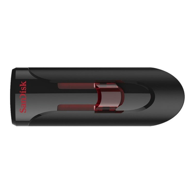 Memoria Usb 3.0 Sandisk Cruzer Glide 128gb, Diseño Retráctil