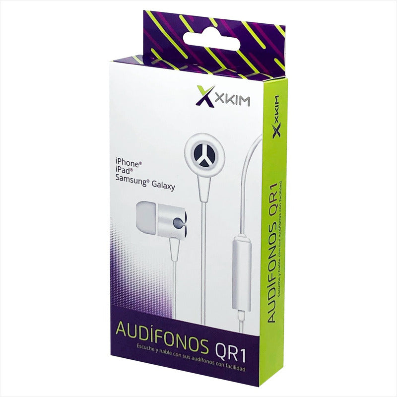 Auriculares / Manos Libres Alámbricos, In Ear X-kim Qr1
