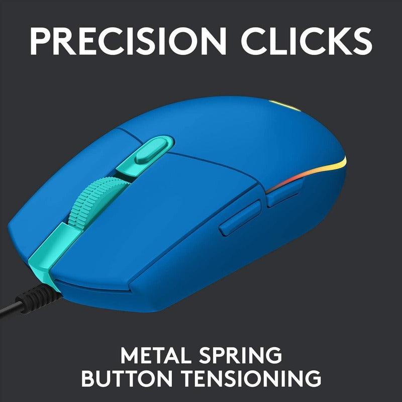 Mouse Gamer Logitech G203 Lightsync Rgb / 8000dpi - Azul