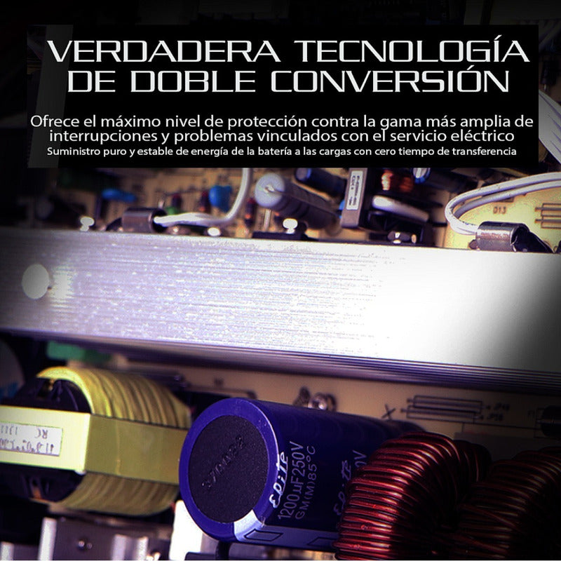 Ups Online 3kva Forza Atlas Fdc-103k, 3000va/3000w, 9 Tomas Negro