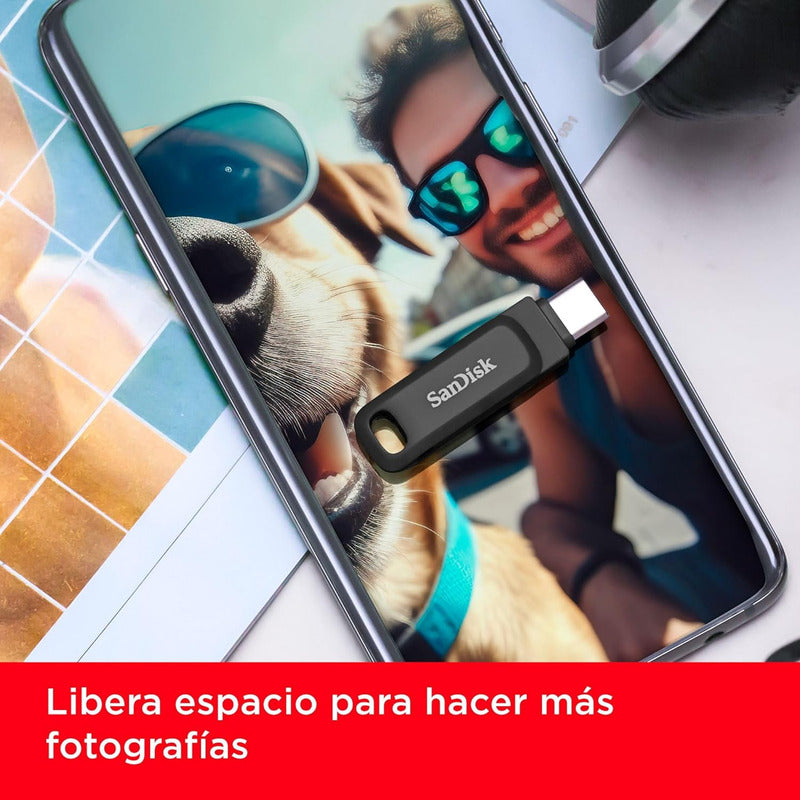 Memoria Usb 3.2 + Usb-c De 256gb Sandisk Ultra Dual Drive Go