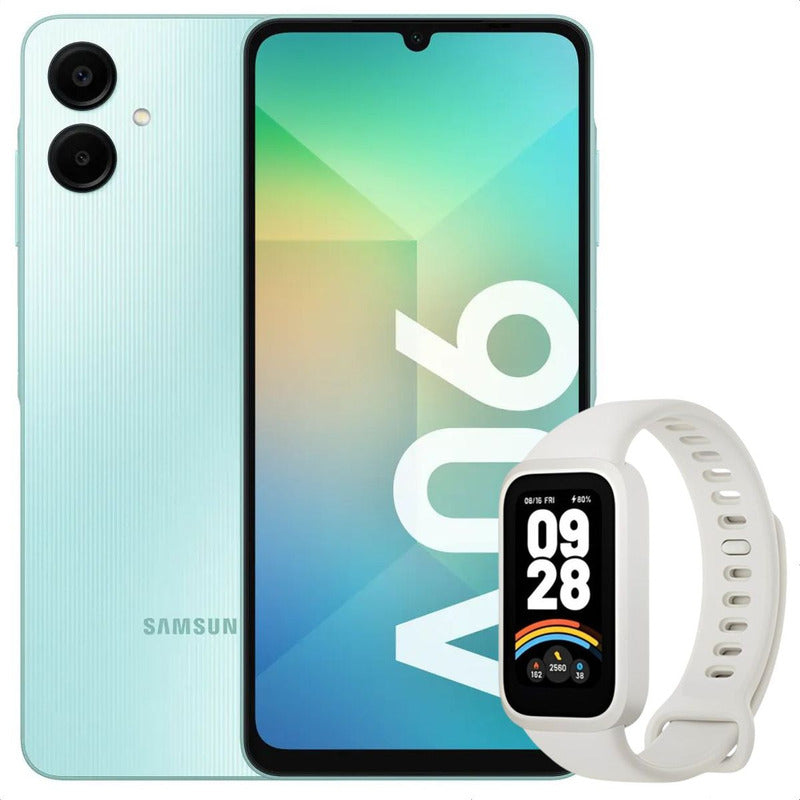 Celular Samsung Galaxy A06 128gb/4gb Vrd + Mi Band 9 Active