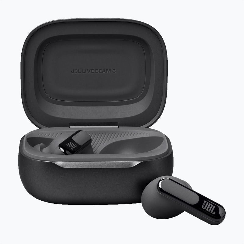 Auriculares JBL Live Beam 3 TWS Bluetooth ANC Smart Case Pantalla IP55 Negro