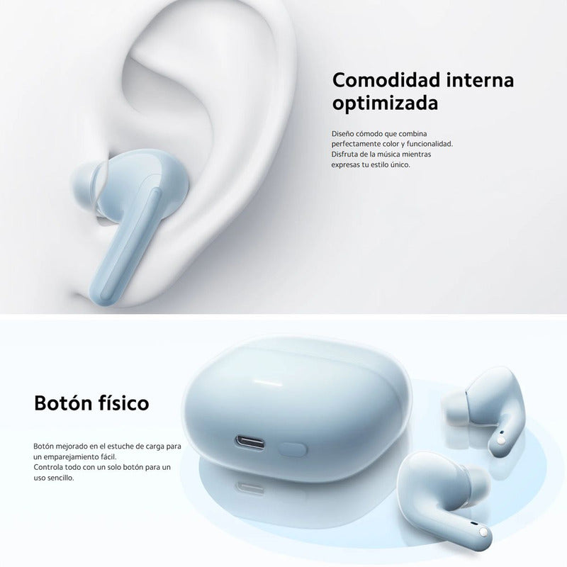 Xiaomi Redmi Buds 6 Lite Auriculares Táctil Anc Llamadas Blu