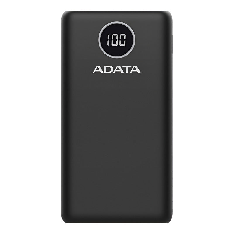 Power Bank 20000mah Carga Rápida Qc/pd Adata P20000qcd Negro