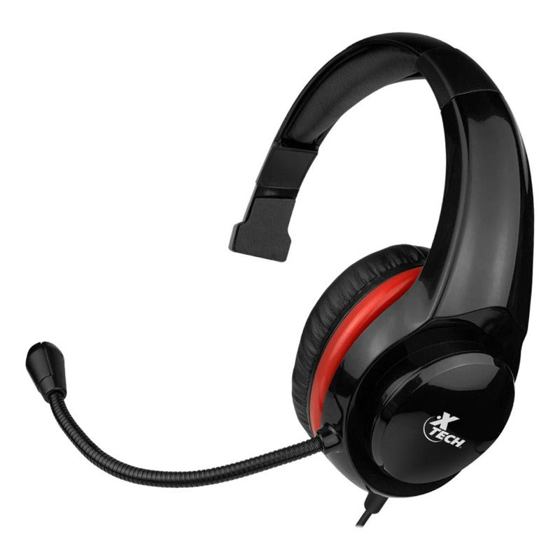 Audífonos Xtech Xth-520rd Monoaural Molten, Micrófono /3.5mm