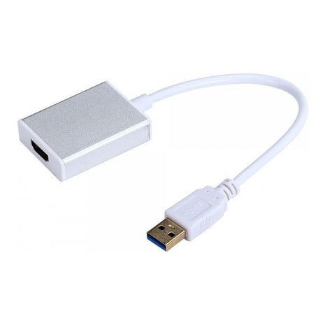 Adaptador USB 3.0 a HDMI 1080P para Monitor y Proyector con Resolución Full HD Compatible Windows