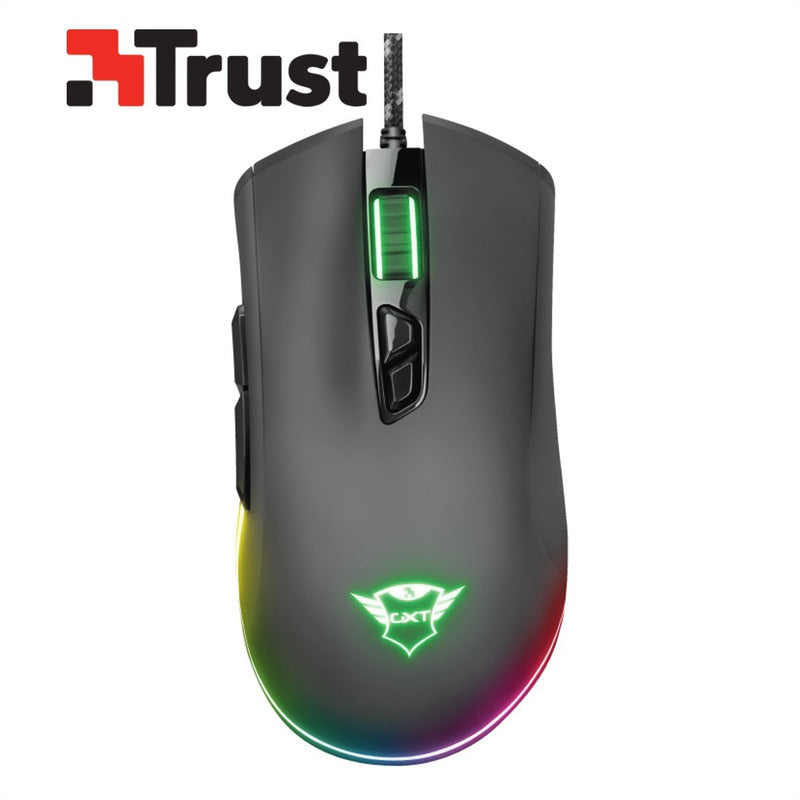 Mouse Gamer Profesional Trust Gxt 900 Qudos / Rgb / 15000dpi