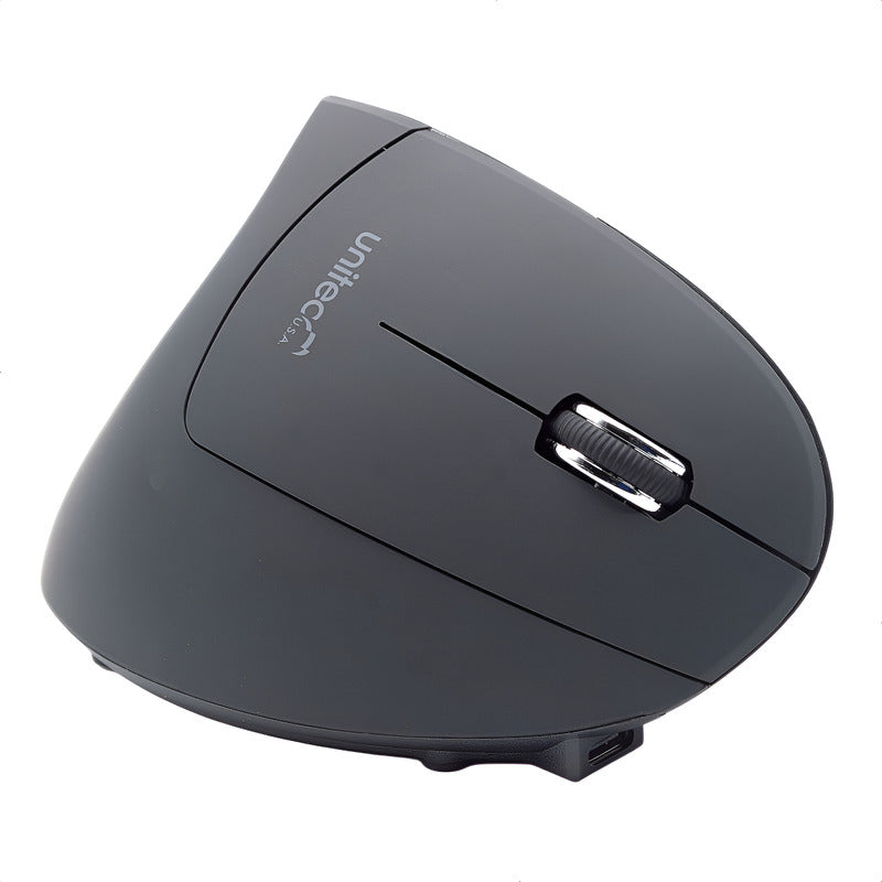 Mouse Ergonómico Vertical Unitec V886 Inalámbrico, 6 Botones Negro